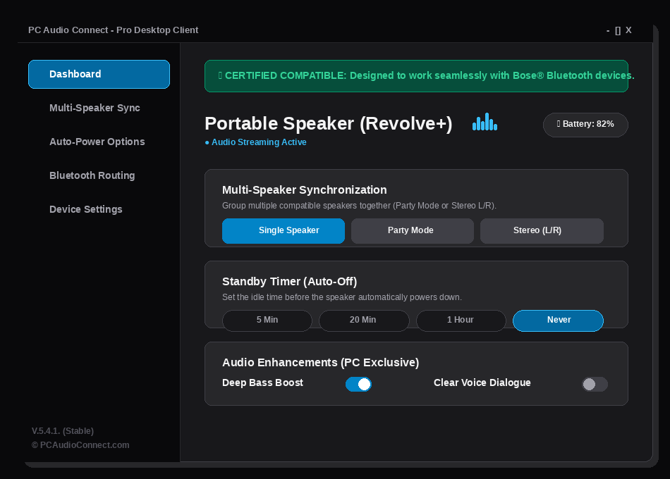 bose connect app for pc